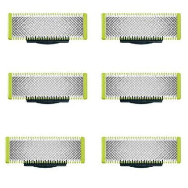 Razor Shaver Blades Replacement Philips Norelco OneBlade 6Pcs Razor Mens Grooming Sharp Shaving Precision Effective
