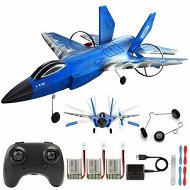 Detailed information about the product RC Airplane F-35 Jet Plane 2 CH Easy to Fly for Kids Beginners (Blue)