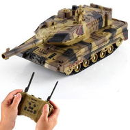 Detailed information about the product RC Battle Tank Toy with Realistic Smoke Lights & Sounds 1:24 Scale Remote-Controlled Tank for Kids Christmas Gifts Yellow