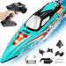 RC Boat,18 inch Big Brushless Remote Control Boat,55 KPH Large Fast RC Speed Boats with 2500mAh Battery,Ideal Waterproof Toy Boats for Lakes - Green. Available at Crazy Sales for $139.99