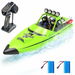 RC Boat,2.4GHz Self Righting Remote Control Boat,30KM/H Fast Speed Racing Jet Boats Gift Toy with LED Light,2 Rechargeable Batteries,Green. Available at Crazy Sales for $84.99