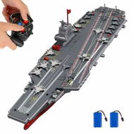Detailed information about the product RC Boats for Kids Age3+,16-inch Warship Battleship Aircraft Carrier,15mph High Speed Remote Control Ship for Pool & Lake,Exhibits Model Gift