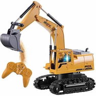 Detailed information about the product RC Excavator Toy Remote Control 1:24 8 Channel 2.4GHz Construction Vehicle Truck Fully Functional Kids Gift Birthday Christmas