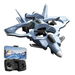 RC Fighter Jet,RC Plane 2.4GHz 4CH Remote Control Airplane with Camera,Foam RC Aircraft Glider with 3D Flip,Altitude Hold,Headless Mode (Blue). Available at Crazy Sales for $49.99