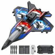 Detailed information about the product RC Plane 2.4GHz Remote Control Airplane with LED Lights,360 Degree Stunts & 6-Axis Gyro Crash-Proof Foam Design 40 Min Flight Best Gift for Kids