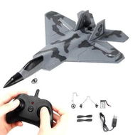 Detailed information about the product RC Plane F22 Raptor Model Toy Airplane Glider, 2 Channels 2.4 GHz Remote Control Airplane Easy to Fly RC Jet for Boys Girls Age 8 Up