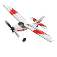 Detailed information about the product RC Plane Trainer 3CH Remote Control Airplane with Prop Saver, 6 Axis Gyro Stabilizer and 3 Modes to Fly for Beginners, Men Women, Boys and Kids, Red