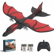 Detailed information about the product RC Plane,2.4GHz Remote Control Dragon Plane Toys,2CH 6-axis Gyro Stabilizer RTF Airplane with 2 Batteries