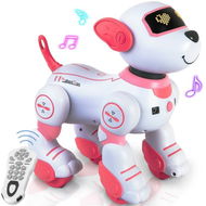 Detailed information about the product RC Robot Electronic Dog Pets Programmable Interactive Smart Dancing Walking Voice Control Gifts For Kids Age 3+ (Pink).