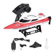 Detailed information about the product RC Speed,Boat Toy Gift, HJ806 2.4Ghz 200m Long Distance Remote Control Boat for Pool and Lakes, Distance Indicator, Auto Flip Function (Red)