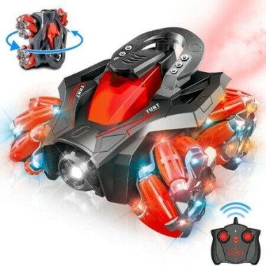 RC Standable Stunt Car for Boys and Girls,4WD Remote Control Car Toys with 360 Degree Rotating,Birthday Gifts for Kids Age 3+