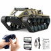 RC Tank Car,1/16 Scale 2.4Ghz Remote Control Crawler High Speed Tank,Off-Road RC Tracked Vehicles 360 Degree Rotating Drifting Car with 2 Batteries,Yellow. Available at Crazy Sales for $69.99