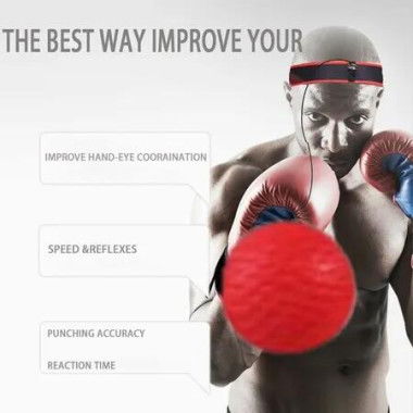 React Reflex Boxing Ball Bundle for Enhanced Training: Improve Hand-Eye Coordination, Punching Speed, and Fight Reaction