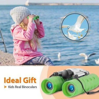 Real Binoculars For Kids Gifts For 3-12 Years Boys Girls For Bird WatchingTravel Camping