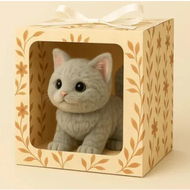 Detailed information about the product Realistic Cat Toy Sound Motion Interactive Lifelike Kitten Christmas kids Present COL Grey