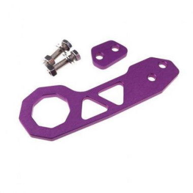 Rear Tow Towing Hook For Universal Car Auto Trailer Ring Purple