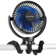 Detailed information about the product Rechargeable Clip Fan with Flexible Tripod for Versatile Cooling