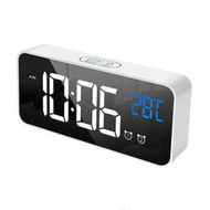 Detailed information about the product Rechargeable Digital Alarm Clock Voice Control Snooze Night Mode Table Clock Electronic Music LED Clocks Digital Alarm Clock