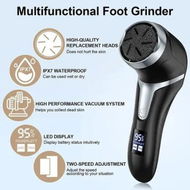 Detailed information about the product Rechargeable Electric Callus Remover with 3 Rollers and 2 Speeds for Effective Callus and Dead Skin Removal