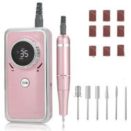 Detailed information about the product Rechargeable Electric Nail Drill Machine 35000RPM Efile with LCD Display for Acrylic Nails Removal Portable Manicure Pedicure Polishing Tools Kit,Blue