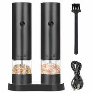 Detailed information about the product Rechargeable Electric Pepper Grinder Multi-Function Grinder for Pepper,Salt,Spices,One-Touch Operation Built-in Storage Essential Kitchen Tool