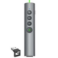 Detailed information about the product Rechargeable Green Laser Pointer Presenter - Wireless Remote for PowerPoint, Mac, Computers, and Google Slides