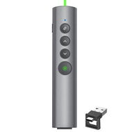 Detailed information about the product Rechargeable Green Laser Pointer,Clicker,USB-C/A Power Point Clicker,Wireless Presenter Remote