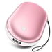 Rechargeable Hand Warmer 5200mAh Electric Portable Power Bank Outdoor Sports Camping Hiking Rose Gold. Available at Crazy Sales for $19.99