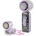 Rechargeable Handheld Cooling Fan, Foldable Portable Fan with Cold Air Touch Plate and Flashlight, Mini Personal fan for Travel Outdoor (Purple). Available at Crazy Sales for $19.95