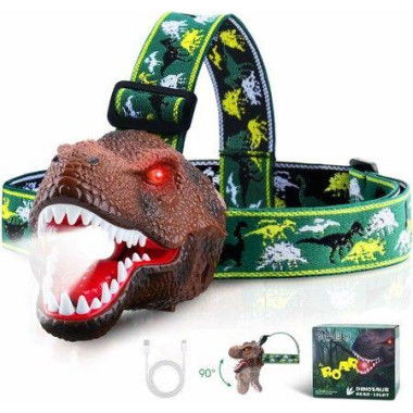 Rechargeable Headlamp for Boys or Girls for Halloween, Christmas