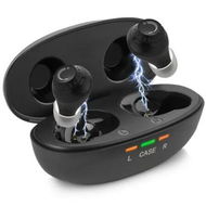 Detailed information about the product Rechargeable Hearing Aids with Noise Cancelling in-Ear Detection Volume Control Dial for Seniors,Black