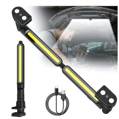 Rechargeable Mechanic Work Light Portable Magnitec LED Light Bar with 2400LM Bright LED Underhood Grill Light for Repairing Inspection Garage