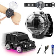 Detailed information about the product Rechargeable Mini Watch Remote Control Car 2.4 GHz Watch Racing Car Toy With USB Charging For Kids Interactive Toys - Black.