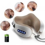 Detailed information about the product Rechargeable Neck Massager U shaped Pillow Multifunctional Portable Shoulder Cervical Massager Outdoor Home Car Relaxing Massage Color Brown
