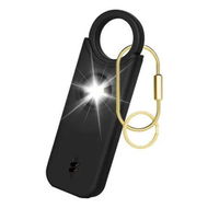 Detailed information about the product Rechargeable Personal Safety Alarm for Women, 135 dB Loud Self Defense Keychain Siren with LED Strobe Light, Personal Emergency Security Safe Devices Key Chain Alarms for Women Kids Elderly (Black)