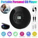 Rechargeable Portable CD Player MP3 With Dual Bluetooth Dual Speakers LCD Display For Car Home AUX USB Mode Color Black. Available at Crazy Sales for $59.99