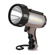 Detailed information about the product Rechargeable Spotlight Flashlight, Super Bright Waterproof Handheld Spot Light 6 Models with Foldable Stand for Outdoor Boating Camping Fishing Hunting