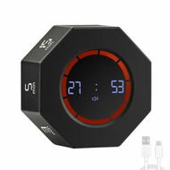 Detailed information about the product Rechargeable Visual Timer 8 Angle Auto Rotating Screen with Gravity Sensor Digital Timers for Classroom Small Kitchen Timers for Cooking Work Study,Black