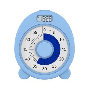 Rechargeable Visual Timer for Kids, Pomodoro Timers for Classroom with Clock Alarm for Teacher Student, Gifts for Kids Girl Boys