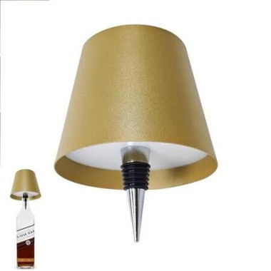 Rechargeable Wine Bottle Lamp Light 3 Colour Dimming Bar Restaurant Home Party Lighting Modern Decor Gold
