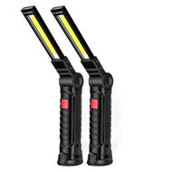 Detailed information about the product Rechargeable Work Lights,LED Work Light with Magnetic Base & Hanging Hook,360 Degree Rotate 5 Modes magnetic Rechargeable Flashlights (2 Pack)