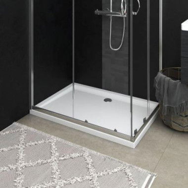 Rectangular ABS Shower Base Tray White 80x110 Cm