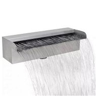 Detailed information about the product Rectangular Waterfall Pool Fountain Stainless Steel 30 Cm