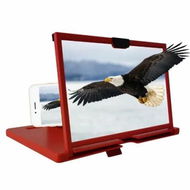 Detailed information about the product Red 10 Inch Pull Out Mobile Video Screen Magnifier 3D Video Screen Amplifier Mobile Phone Holder
