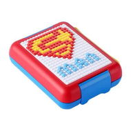 Detailed information about the product Red Blue 500 Blocks Starter Building Block Lunch Box Portable DIY Pixel Childrens Student