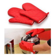 Detailed information about the product Red Heat Hot And Skid Resistant Oven Mitt Protect Glove