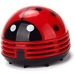 (Red)Cute Portable Beetle Ladybug Cartoon Mini Desktop Vacuum Desk Dust Cleaner Crumb Sweeper. Available at Crazy Sales for $19.99