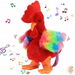 (Red)Robot Chicken Pet Toys Electronic Screaming Rooster Electric Funny Dance Sing Soft Plush Toy Music For Kids Birthday,Christmas,Estate,Gift. Available at Crazy Sales for $24.99