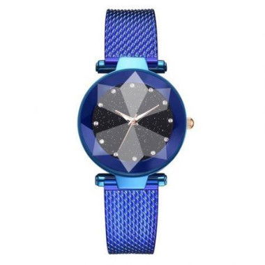 Reebonz Women Starry Sky Bracelet Luxury Geometric Surface Quartz Watch