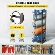 Detailed information about the product Refrigerant Tank Rack Cylinder Tank Rack with 3-14kg and 3 Small Bottles